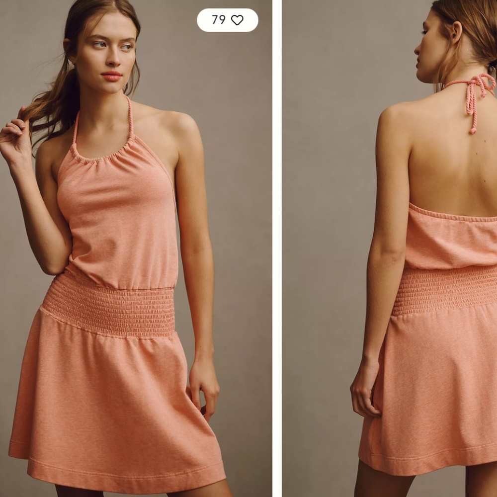 SUNDAYS EMBER MINI DRESS SIZE MEDIUM *CORAL*NWT*ANTHROPOLOGIE